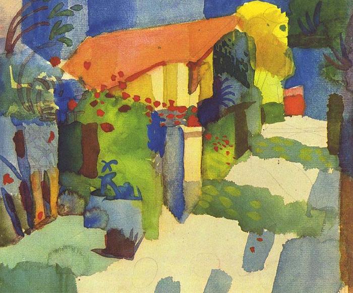August Macke Haus im Garten china oil painting image